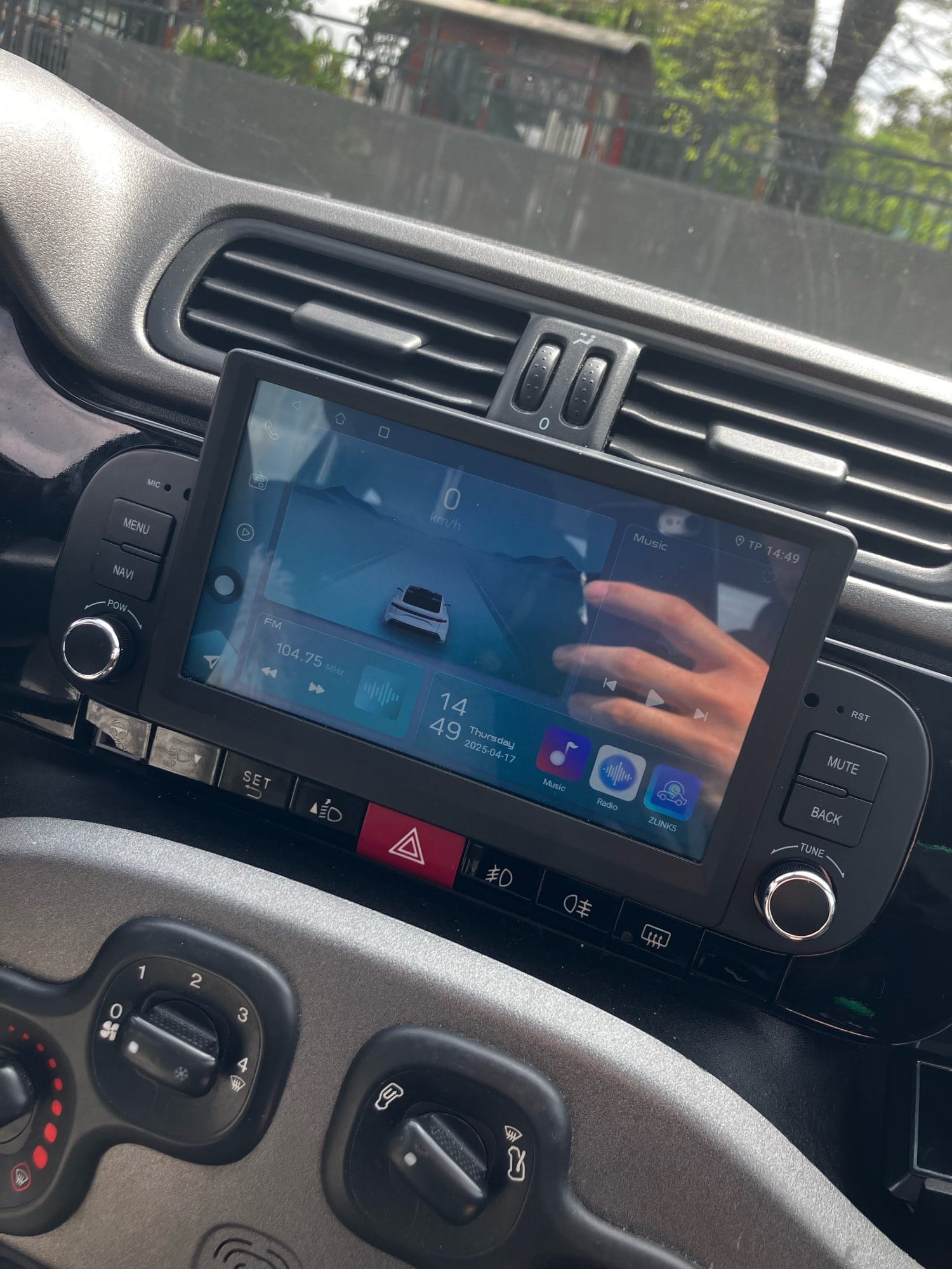 Autoradio Android per Fiat Panda (2013-2020) — connettori e cablaggio inclusi