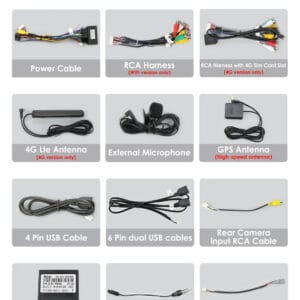 Autoradio Android per Citroen C3 DS3 (2010-2016) — connettori e cablaggio inclusi