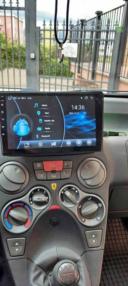 Autoradio Android per Fiat Panda (2003-2012) — mascherina dedicata