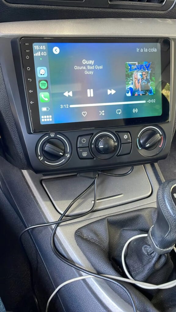 Autoradio Android per Autoradio Android BMW Serie 1 E81/E82/E87 (2004–2013) — retro dell'unità