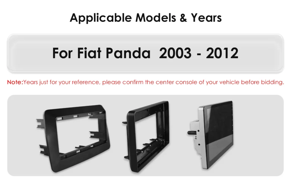 Autoradio Android per Fiat Panda (2003-2012) — connettori e cablaggio inclusi