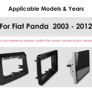 Autoradio Android per Fiat Panda (2003-2012) — connettori e cablaggio inclusi