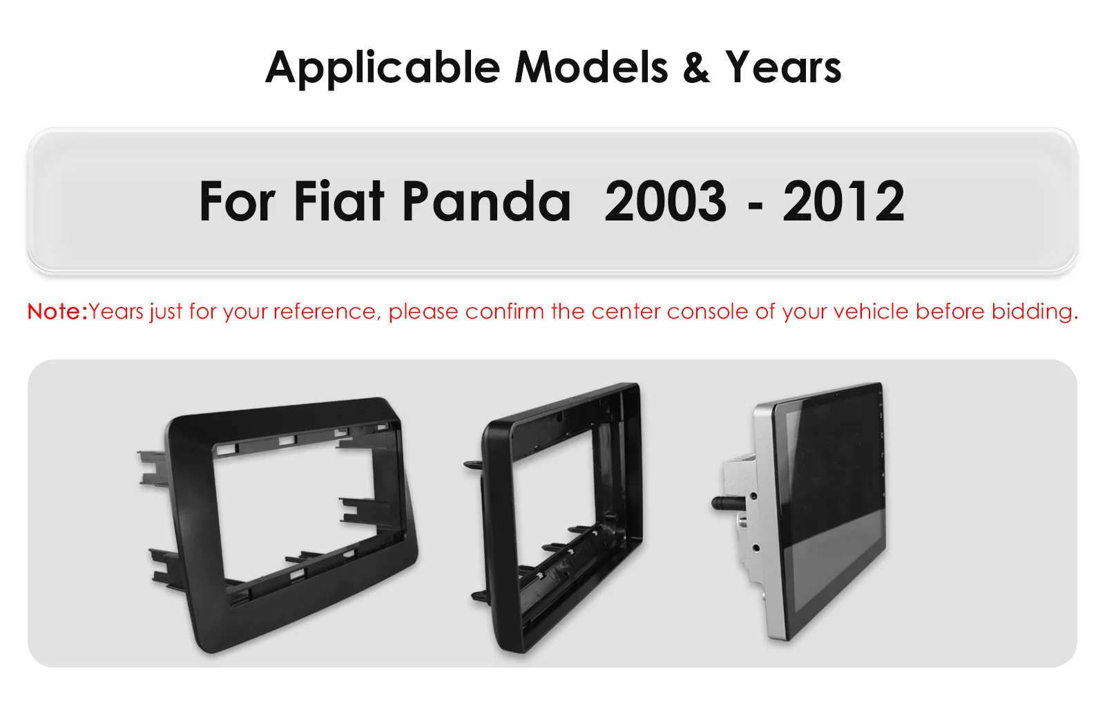 Autoradio Android per Fiat Panda (2003-2012) — connettori e cablaggio inclusi