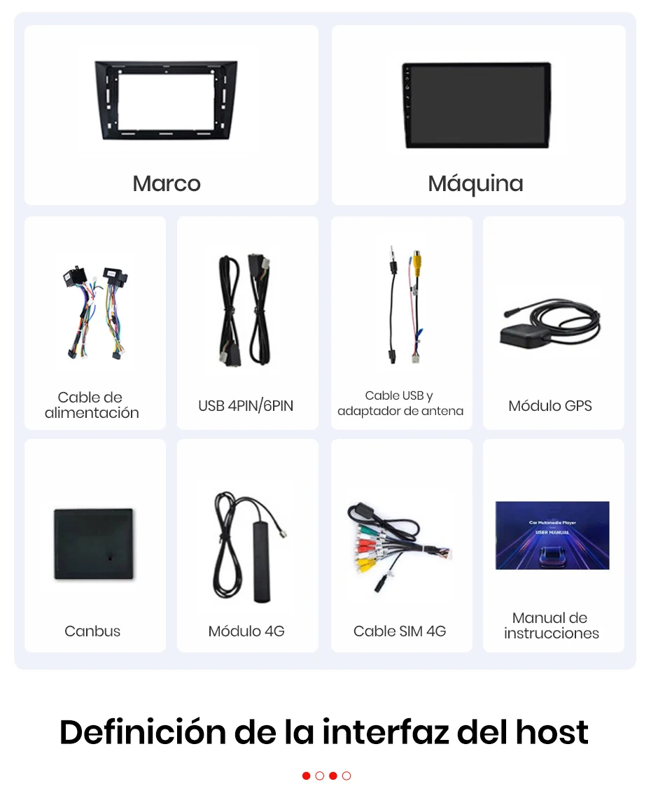 Autoradio Android per VW Golf 6 (2008-2016) — mascherina dedicata