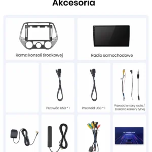 Autoradio Android per Hyundai I20 (2012-2014) — mascherina dedicata