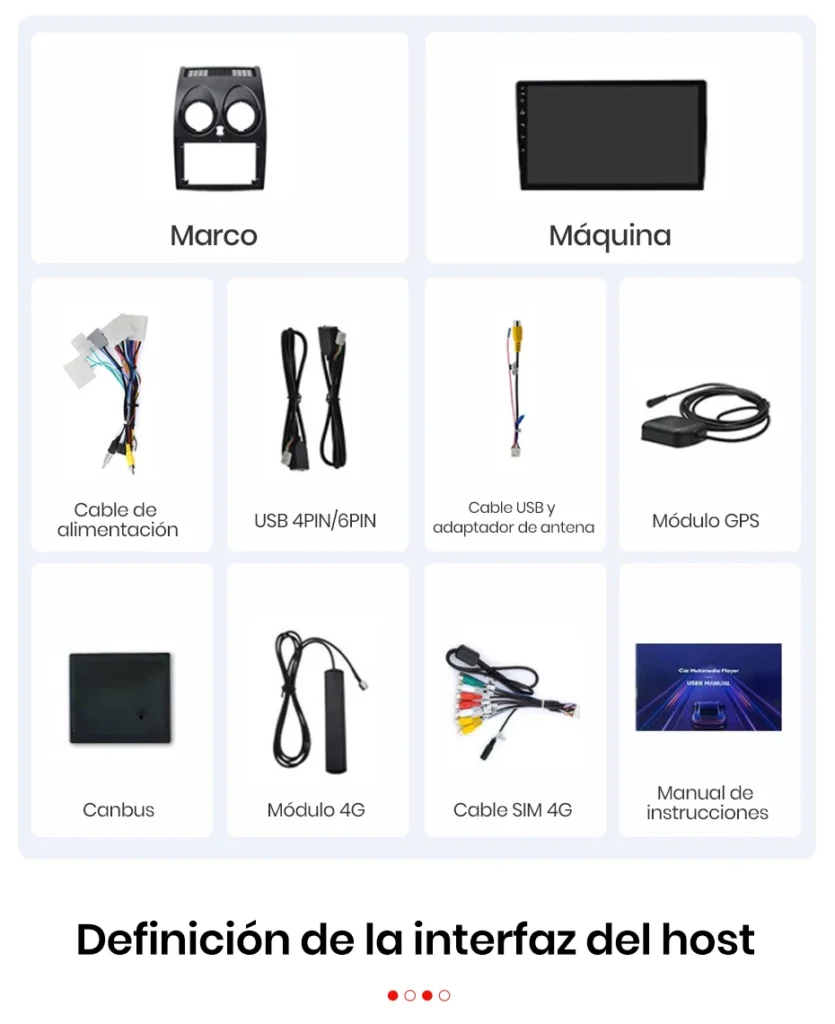 Autoradio Android per Nissan Qashqai J10 (2006-2014) — retro dell'unità