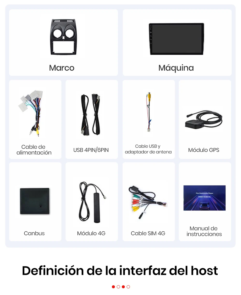 Autoradio Android per Nissan Qashqai J10 (2006-2014) — retro dell'unità