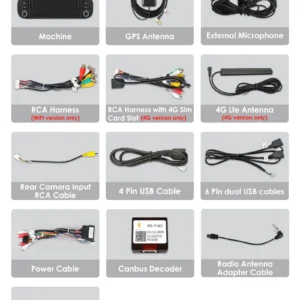 Autoradio Android per Fiat Panda (2013-2020) — retro dell'unità