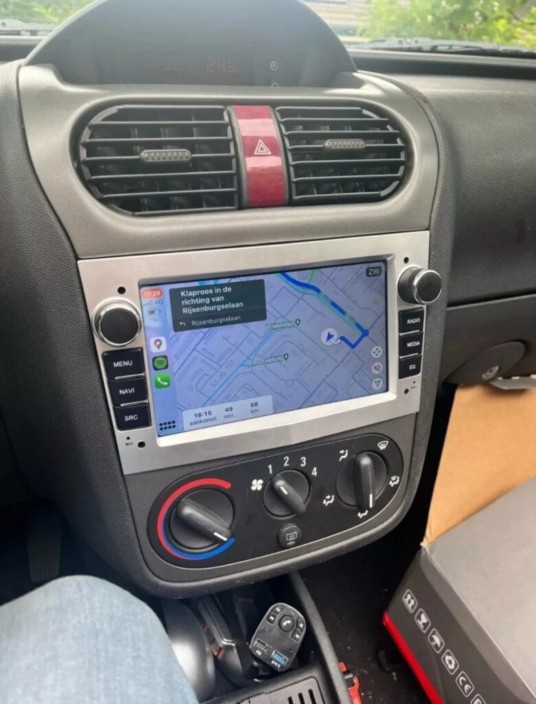 Autoradio Android per Opel Astra, Corsa, Meriva, Vivaro — retro dell'unità