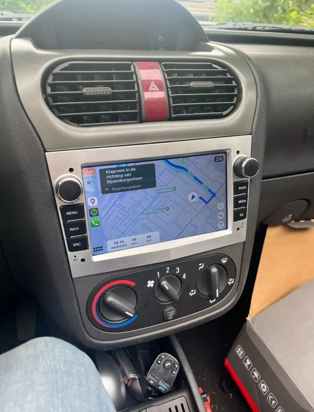 Autoradio Android per Opel Astra, Corsa, Meriva, Vivaro — retro dell'unità