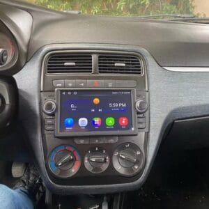 Autoradio Android per Fiat Grande Punto (2007-2012) — dettaglio schermo touch