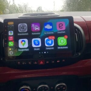 Autoradio Android per Fiat 500L (2012-2017) — connettori e cablaggio inclusi