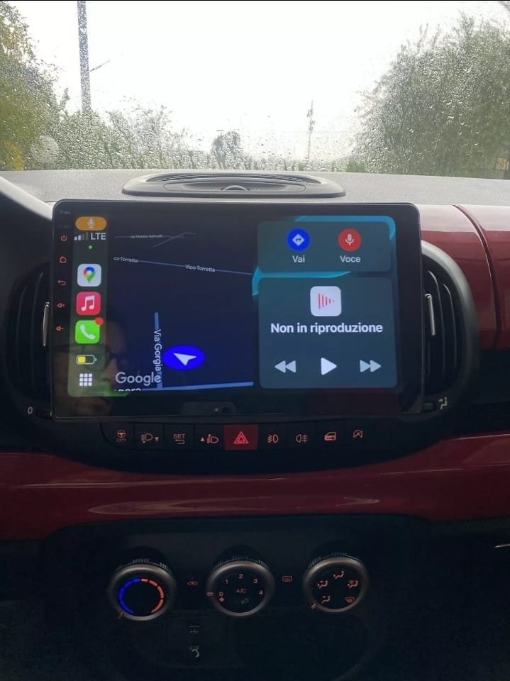 Autoradio Android per Fiat 500L (2012-2017) — mascherina dedicata