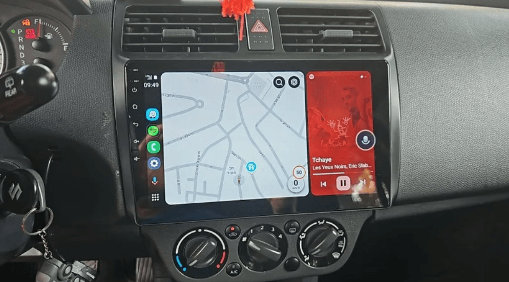 Autoradio Android per Suzuki Swift 3 (2003-2010) — installata nella plancia