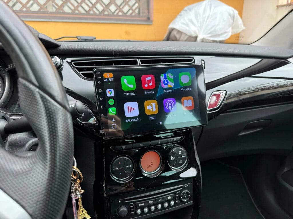 Autoradio Android per Citroen C3 DS3 (2010-2016) — mascherina dedicata