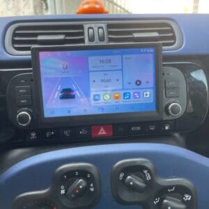 Autoradio Android per Fiat Panda (2013-2020) — installata nella plancia