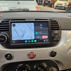 Autoradio Android per Fiat 500 (2007-2015) — retro dell'unità