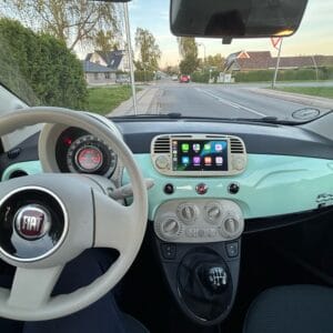 Autoradio Android per Fiat 500 (2007-2015) — installata nella plancia