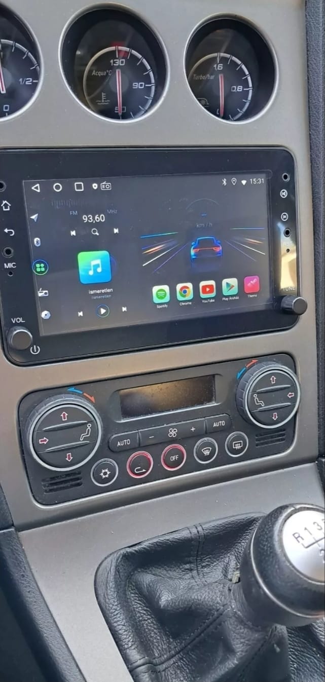 Autoradio Android per Alfa Romeo 159 (2005-2011) — connettori e cablaggio inclusi