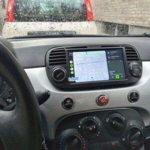 Autoradio Android per Fiat 500 (2007-2015) — mascherina dedicata