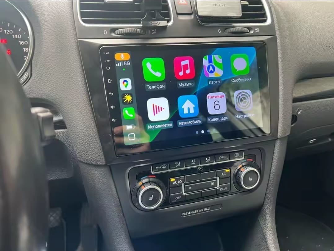 Autoradio Android per VW Golf 6 (2008-2016) — connettori e cablaggio inclusi