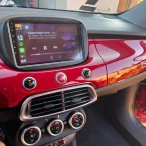 Autoradio Android per Fiat 500X (2014-2020) — connettori e cablaggio inclusi