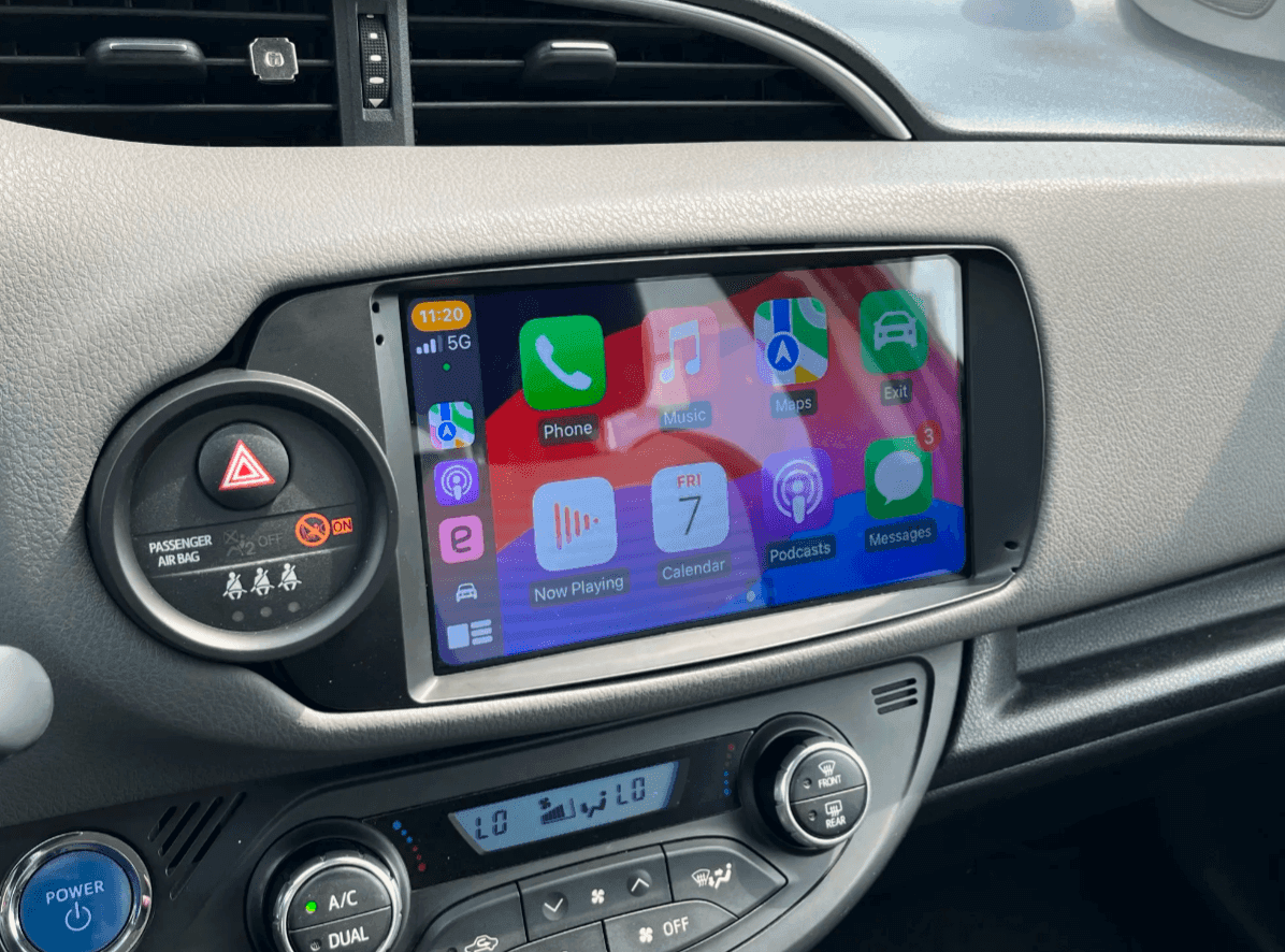 Autoradio Android per Toyota Yaris (2012-2017) — mascherina dedicata