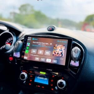 Autoradio Android per Nissan Juke (2010-2014) — dettaglio schermo touch