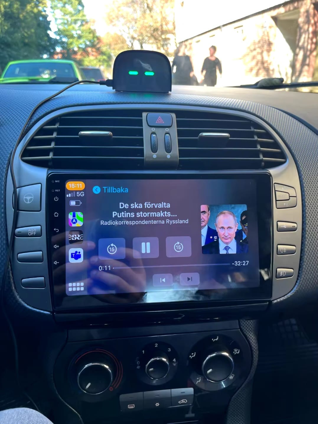 Autoradio Android per Fiat Bravo (2007-2012) — installata nella plancia