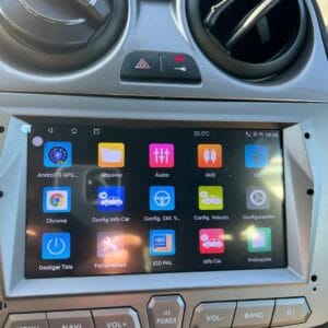 Autoradio Android per Alfa Romeo MiTo (2008-2018) — dettaglio schermo touch
