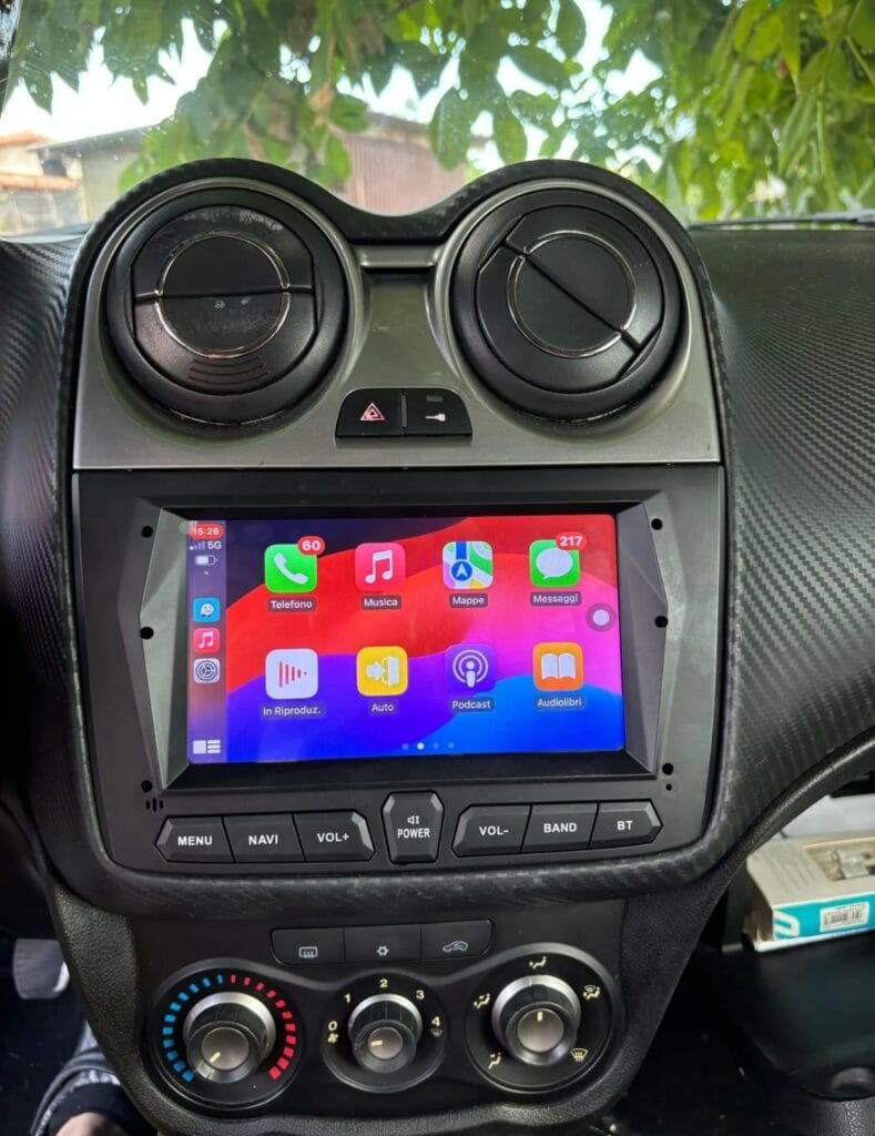 Autoradio Android per Alfa Romeo MiTo (2008-2018) — retro dell'unità