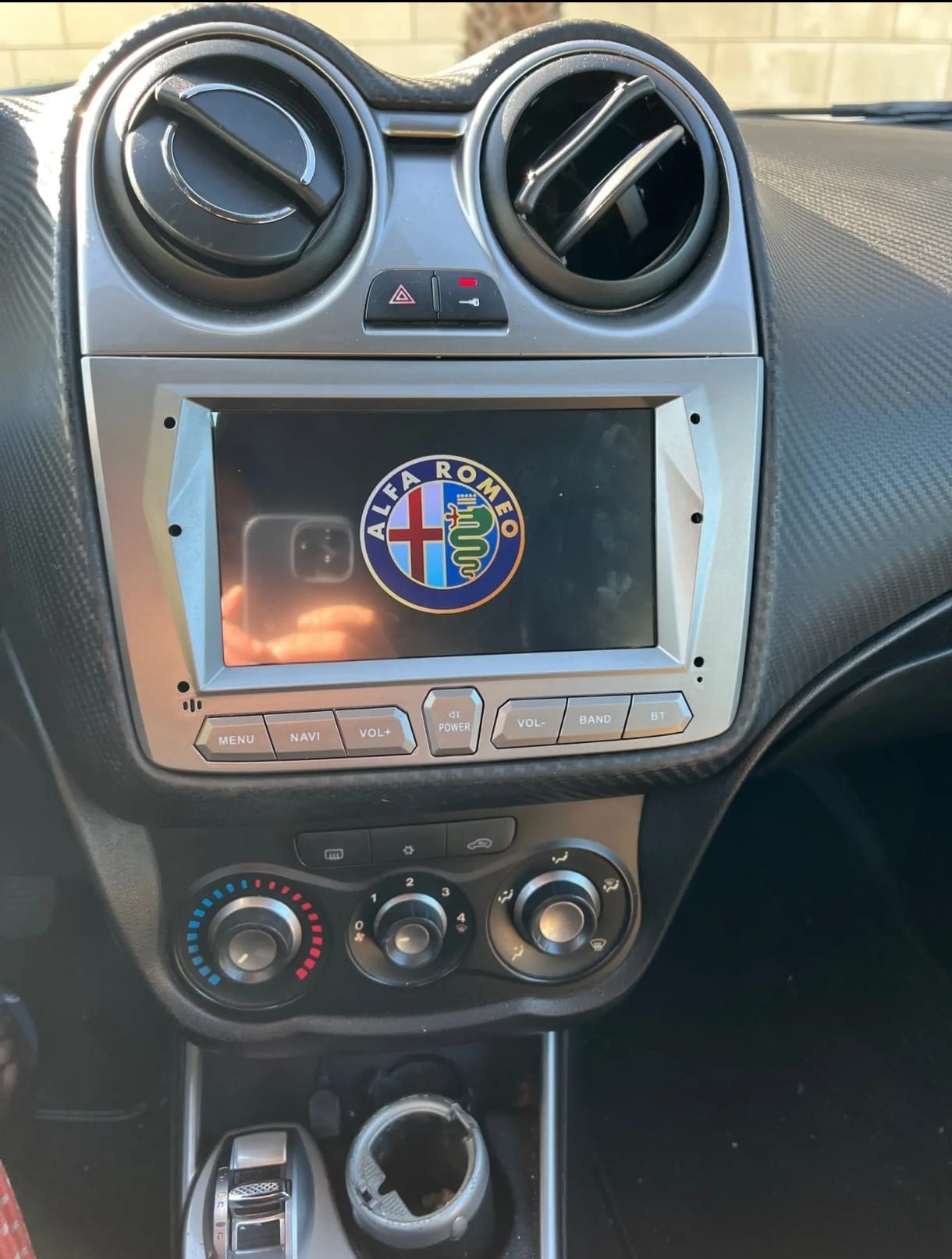 Autoradio Android per Alfa Romeo MiTo (2008-2018) — installata nella plancia