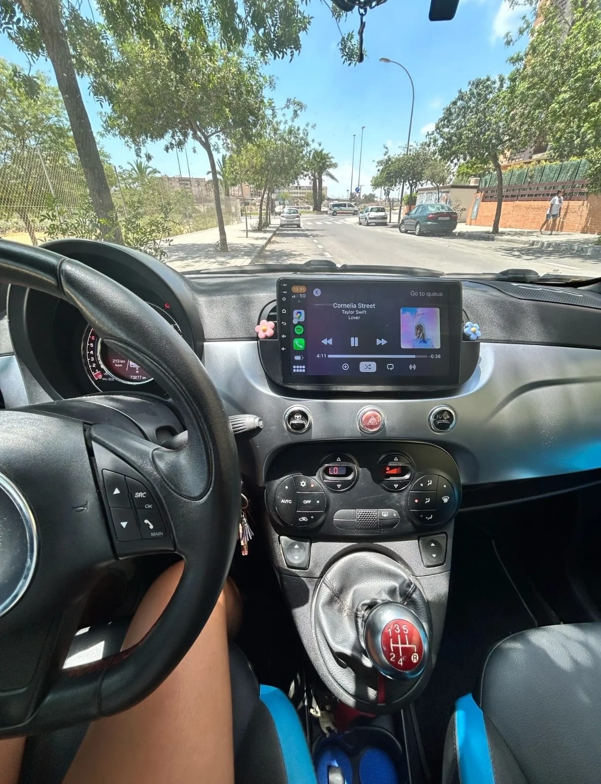 Autoradio Android per Fiat 500 (2007-2015) — connettori e cablaggio inclusi