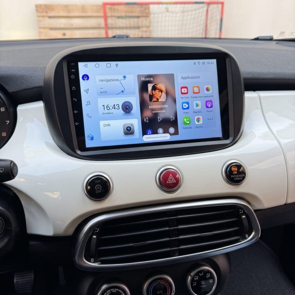 Autoradio Android per Fiat 500X con CarPlay