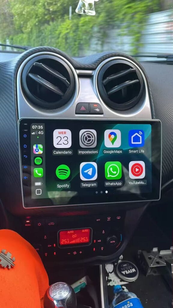 Autoradio Android per Alfa Romeo MiTo (2008-2018) — installata nella plancia