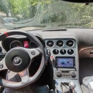 Autoradio Android per Alfa Romeo 159 (2005-2011) — installata nella plancia