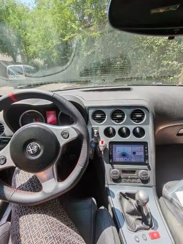 Autoradio Android per Alfa Romeo 159 (2005-2011) — installata nella plancia